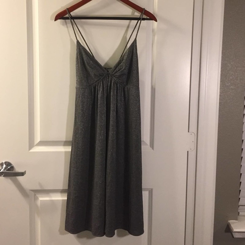 Sparkle tie back dress